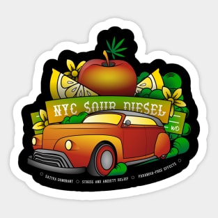 NYC Sour Diesel Sticker